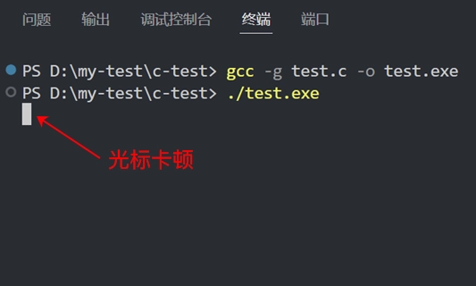 VSCode等待输入内容