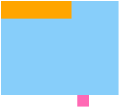 CSS 绝对定位预期效果图