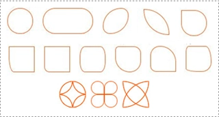 border-radius 实现各种图形效果