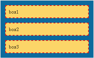CSS 正常文档流效果
