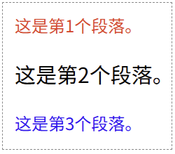 CSS 使用结构伪类