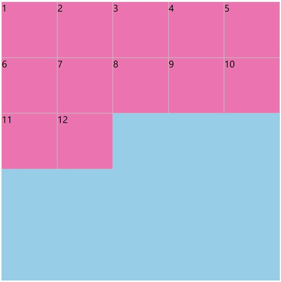 纵向存在多行时使用align-content