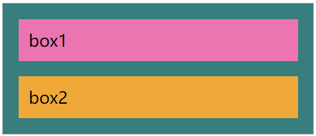 没有设置浮动时效果