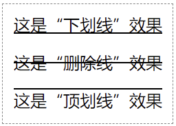 text-decoration 基本用法