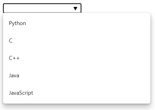 HTML datalist获取焦点的效果