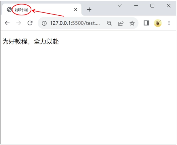 HTML title标签示例