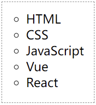 HTML ul标签的type属性
