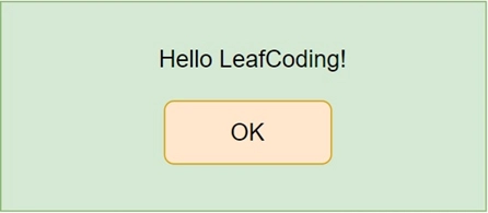 JavaScript alert() 模态框