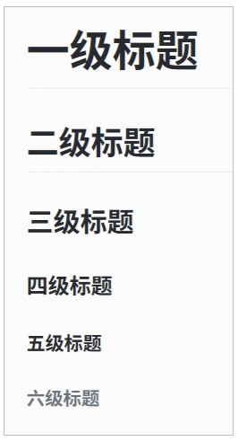 Markdown标题示例1