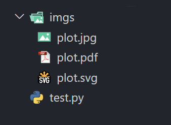 Matplotlib 保存为不同格式