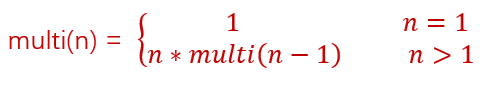 Python 递归函数实现阶乘