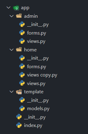 存放不同文件的 Python 包