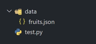 Python 读取 JSON 的项目结构
