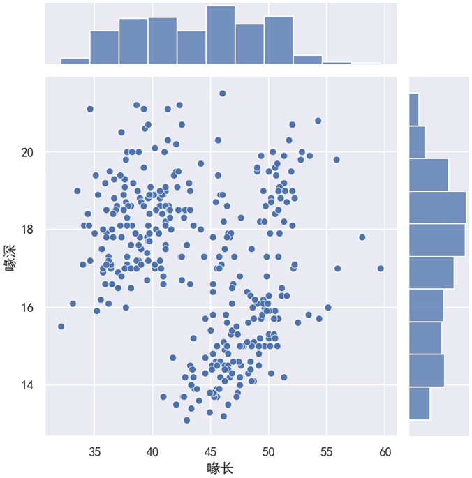 Seaborn 双变量图