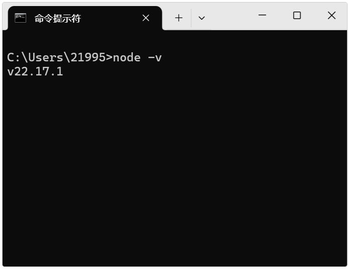验证 Node.js 是否安装成功